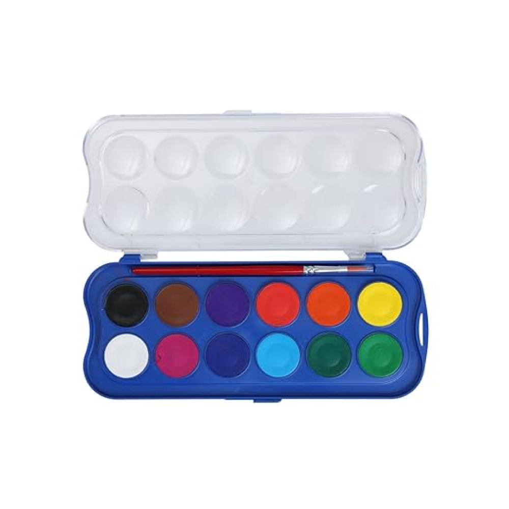 Doms Water Color Cakes-12 Shades in 30 mm