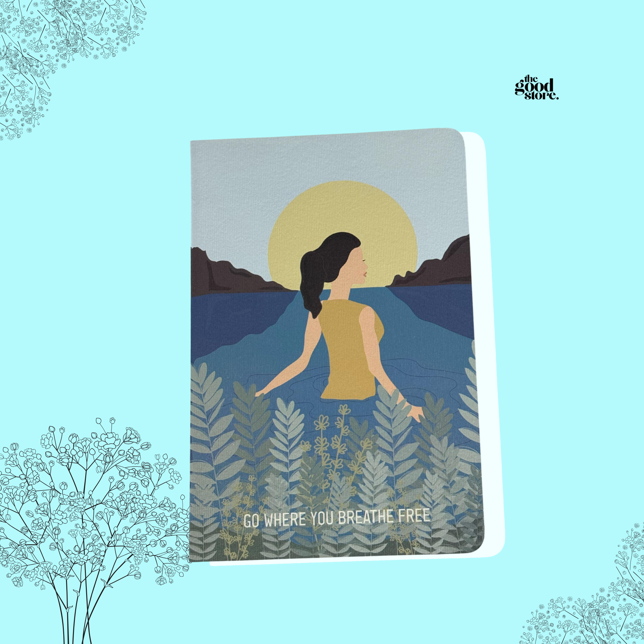 BREATHE FREE-Ruled Notebook(90 GSM/160 Pages/ A5 Notebook)