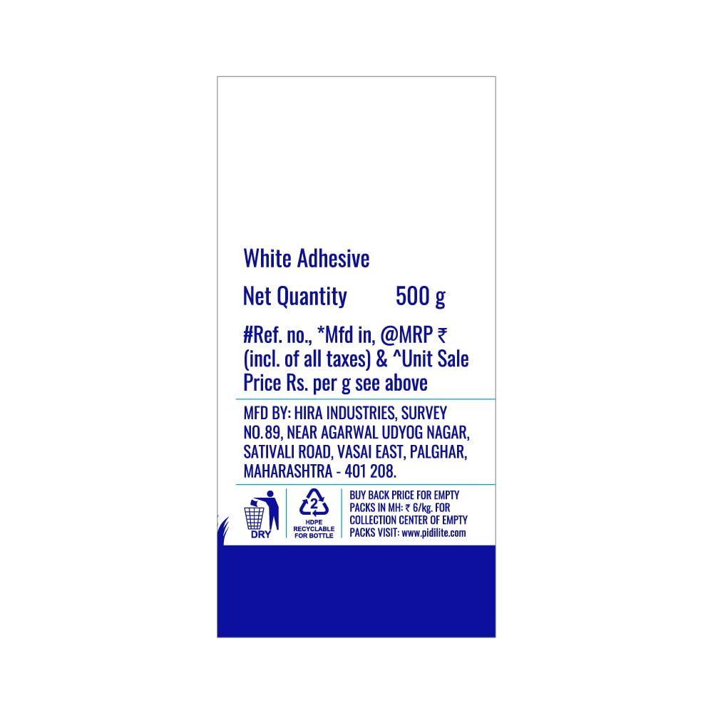 Fevicol white adhesive used for DIY, paper, wood, and fabric work