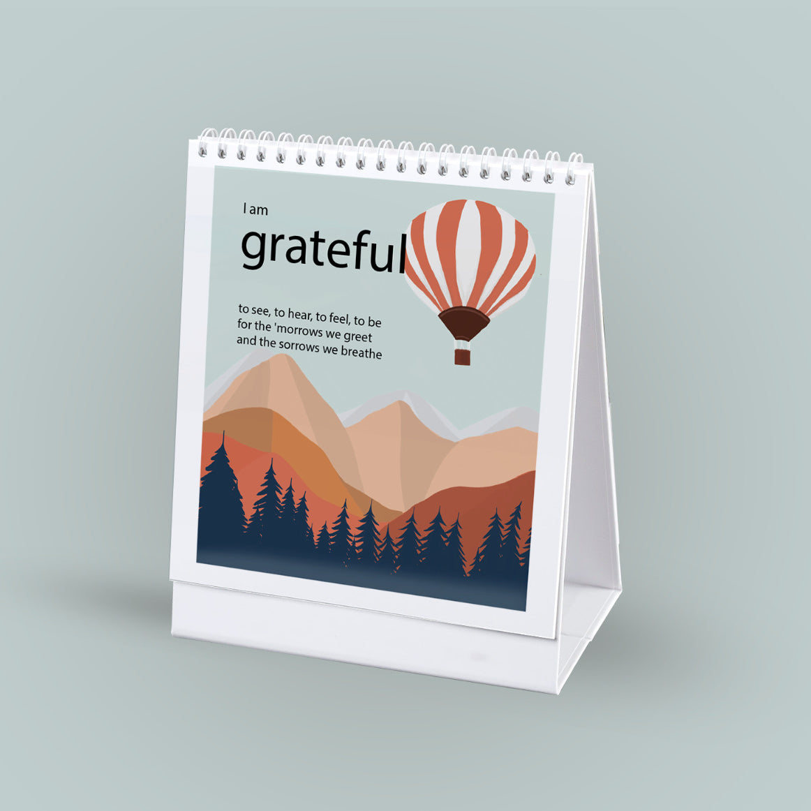 Mood Flip book with 25 I AM poems and emotional artwork