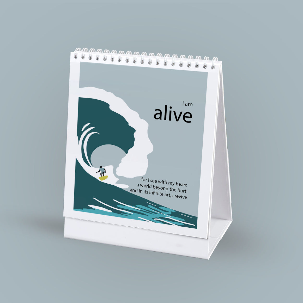 I AM emotion poem page with illustrated artwork