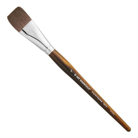 KAZAN Flat Wash Brush – 1" Wide Brush for Watercolour & Gouache
