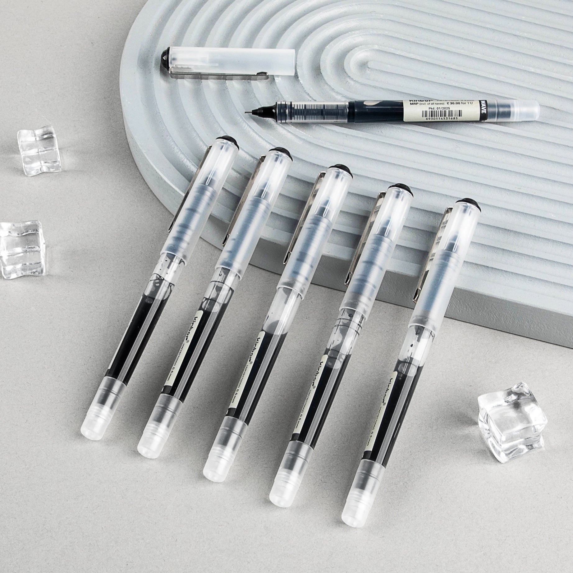 Kinbor 0.5mm Rollerball Pen – Sleek Black Design