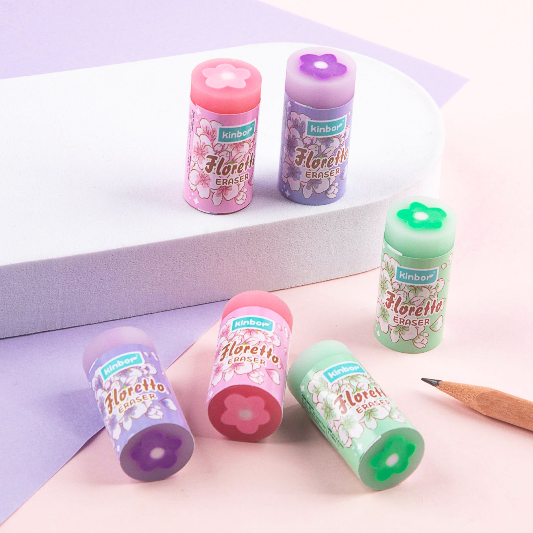 Kinbor Floretto Eraser – Compact and Durable Design