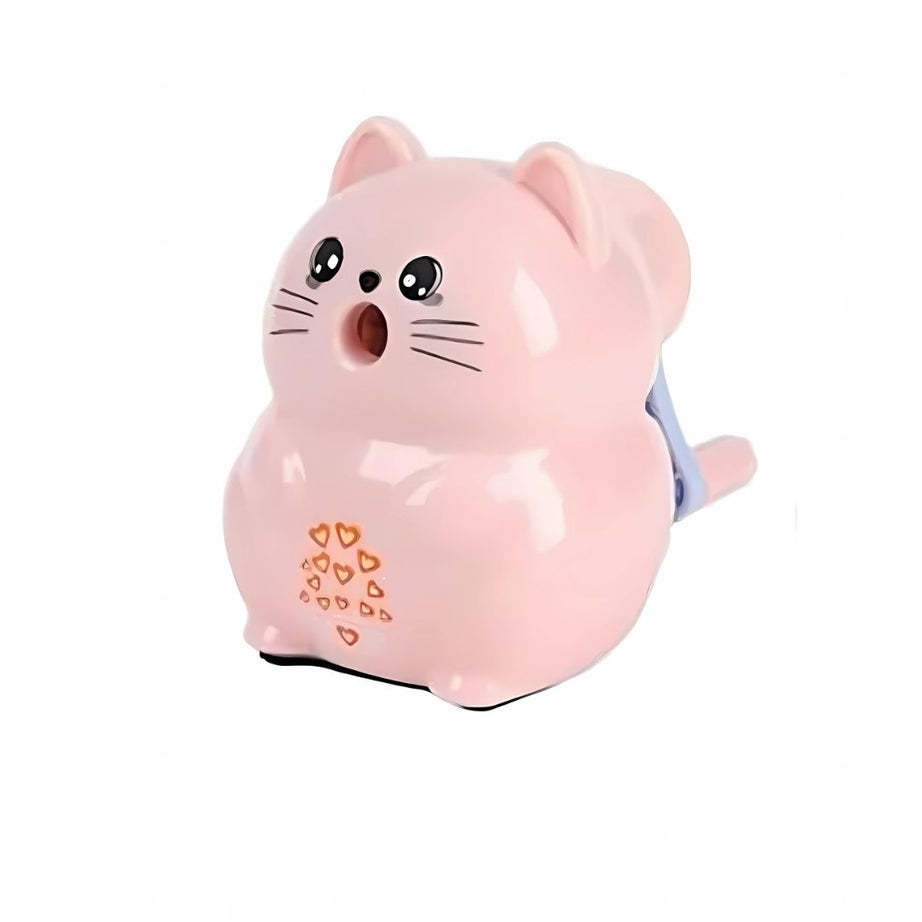 Kinbor Pink Cat Shape Pencil Sharpener 