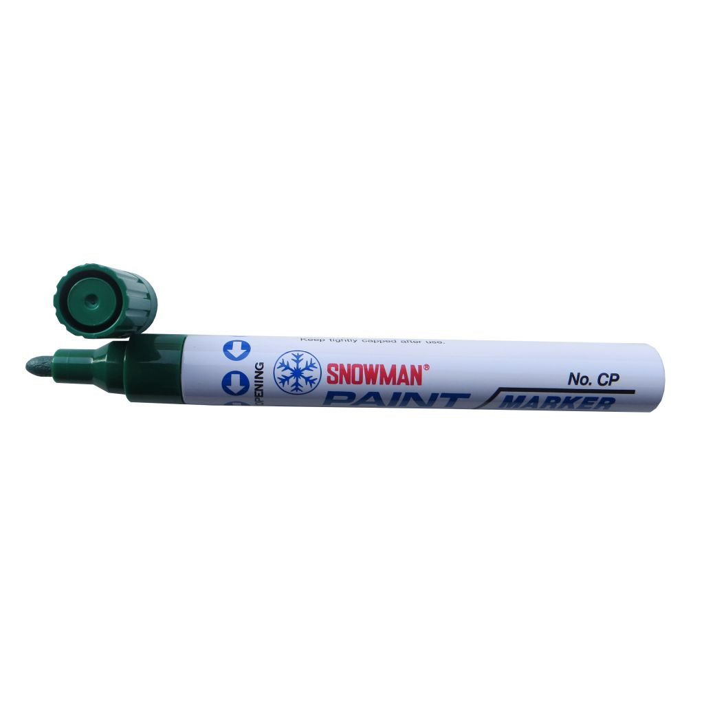 Snowman Oil Based Paint Marker-Dark Green-Medium Tip