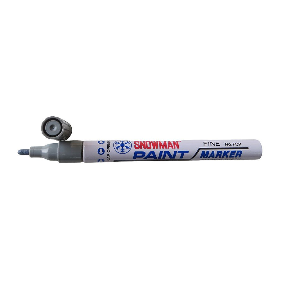 Snowman Oil Based Paint Marker-Grey-Medium Tip
