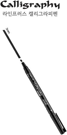 LINEPLUS CALLIGRAPHY PEN BLACK-3MM