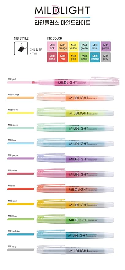 LINEPLUS MILDLIGHT HIGHLIGHTER-HOT&COOL