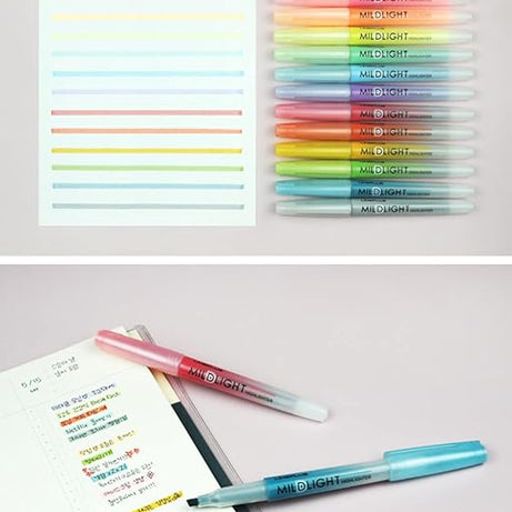 LINEPLUS pastel highlighter bundle – soft ink set