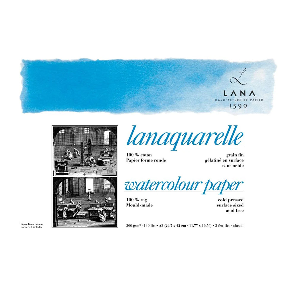 Lana Lanaquarelle CP 300gsm Polypack