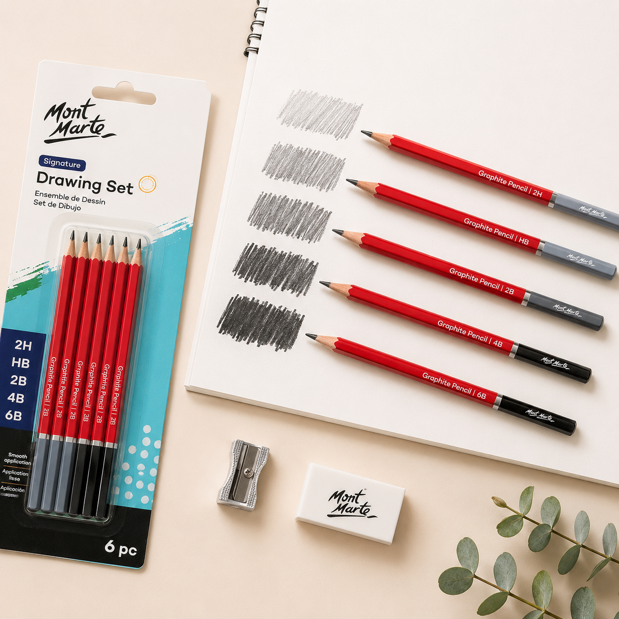 Mont Marte sketching and drawing supplies for artists students and beginners