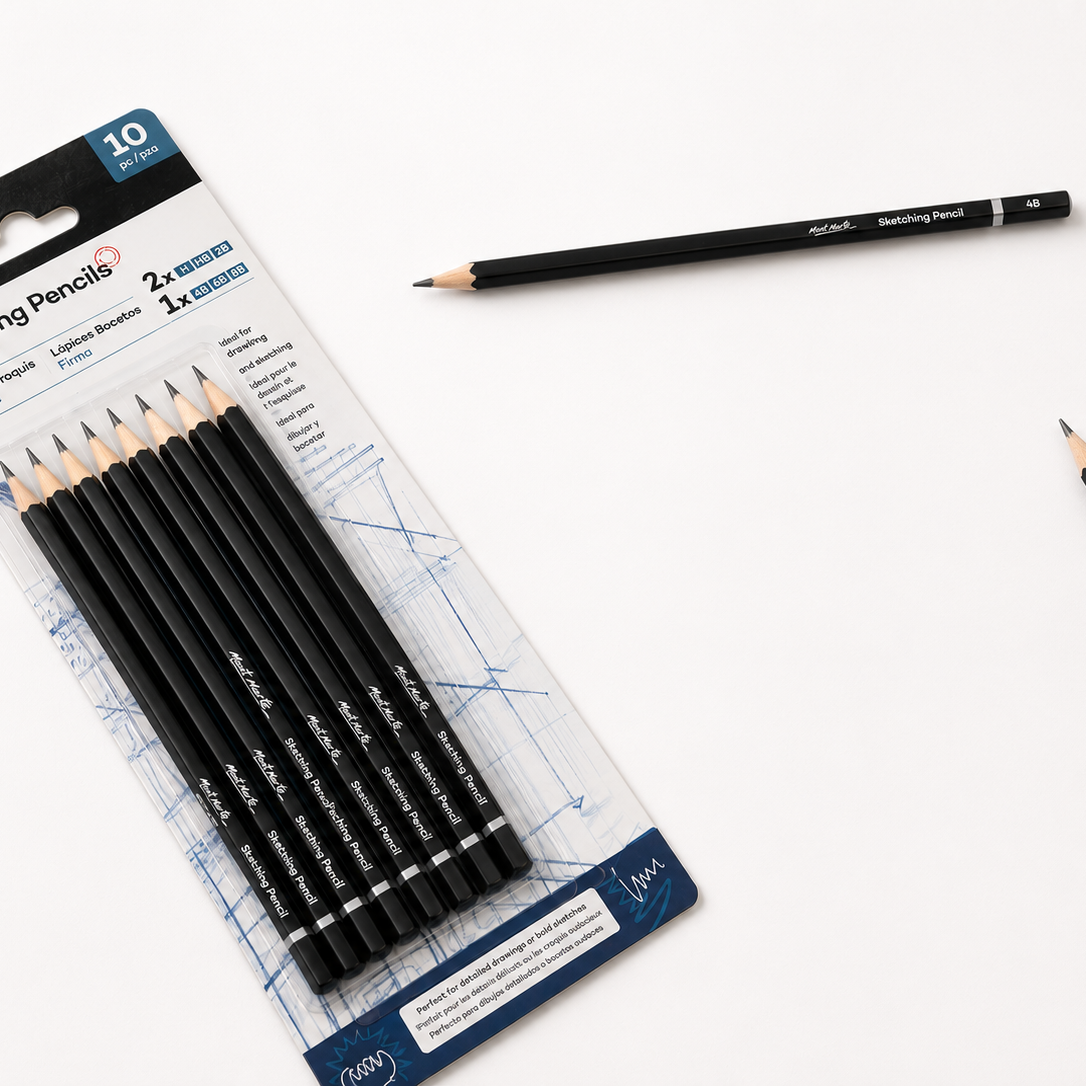 Professional sketching pencil set from Mont Marte for creative artwork