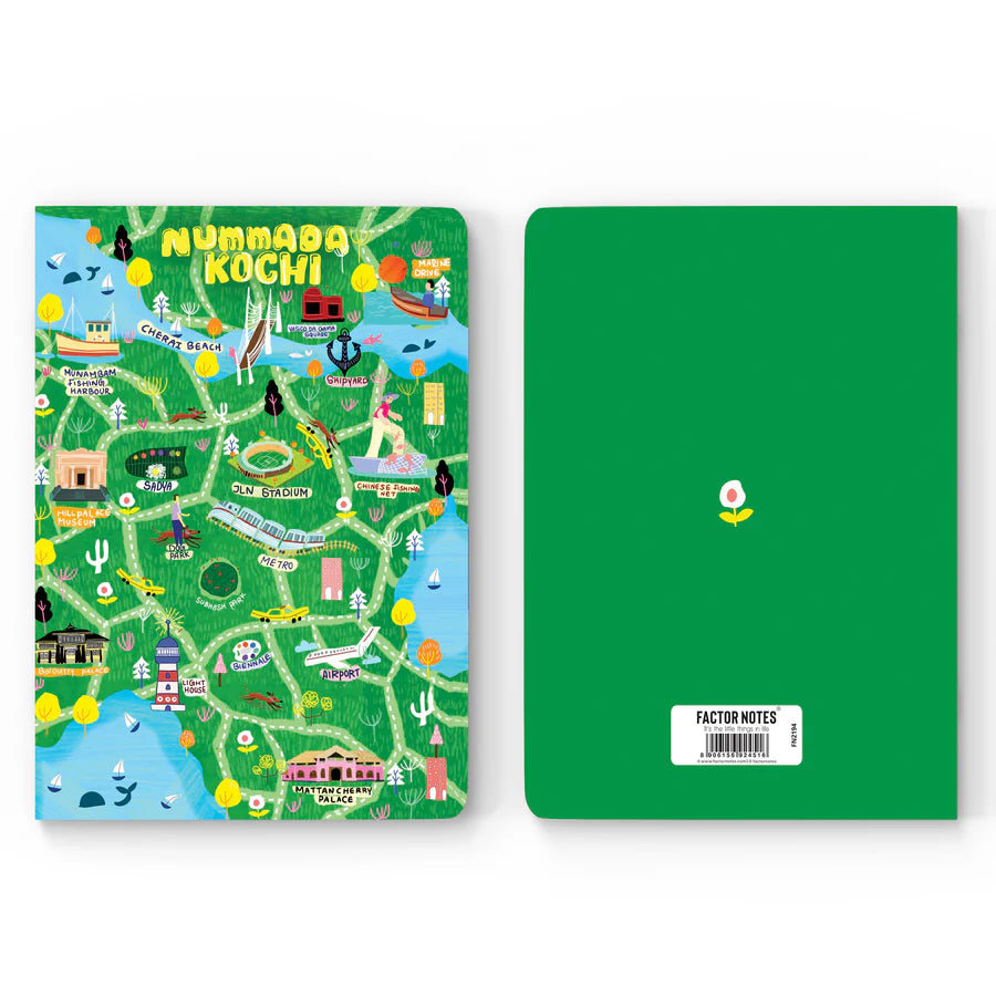 NUMMADA KOCHI   -Ruled Notebook(90 GSM/160 Pages/ A5 Notebook)