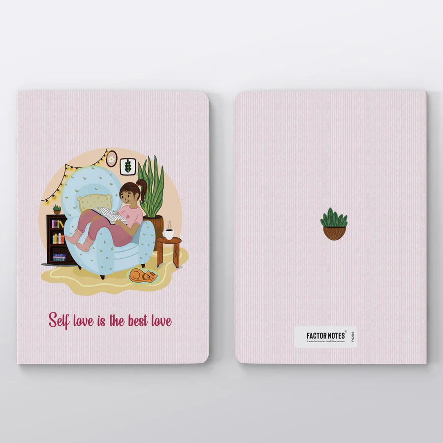 Self Love -Ruled Notebook(90 GSM/160 Pages/ A5 Notebook)