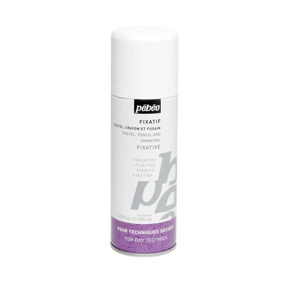 PEBEO EXTRA FINE PASTEL, PENCIL AND CHARCOAL FIXATIVE SPRAY - 200 ML