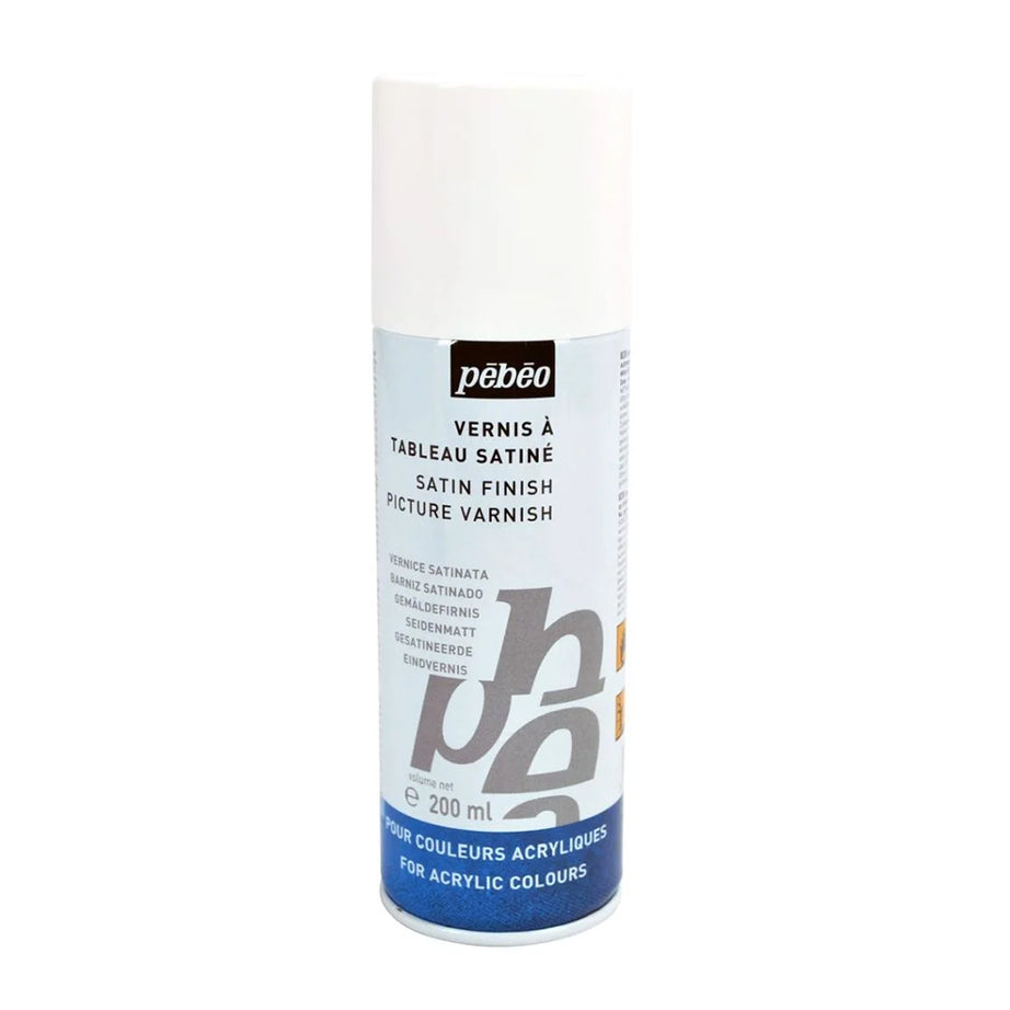 PEBEO SATIN FINISH PICTURE VARNISH FOR ACRYLIC COLOURS - 200 ML SPRAY