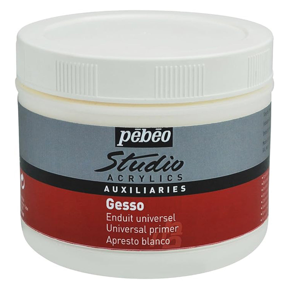 PEBEO STUDIO ACRYLICS AUXILIARIES GESSO - WHITE - 500 ML