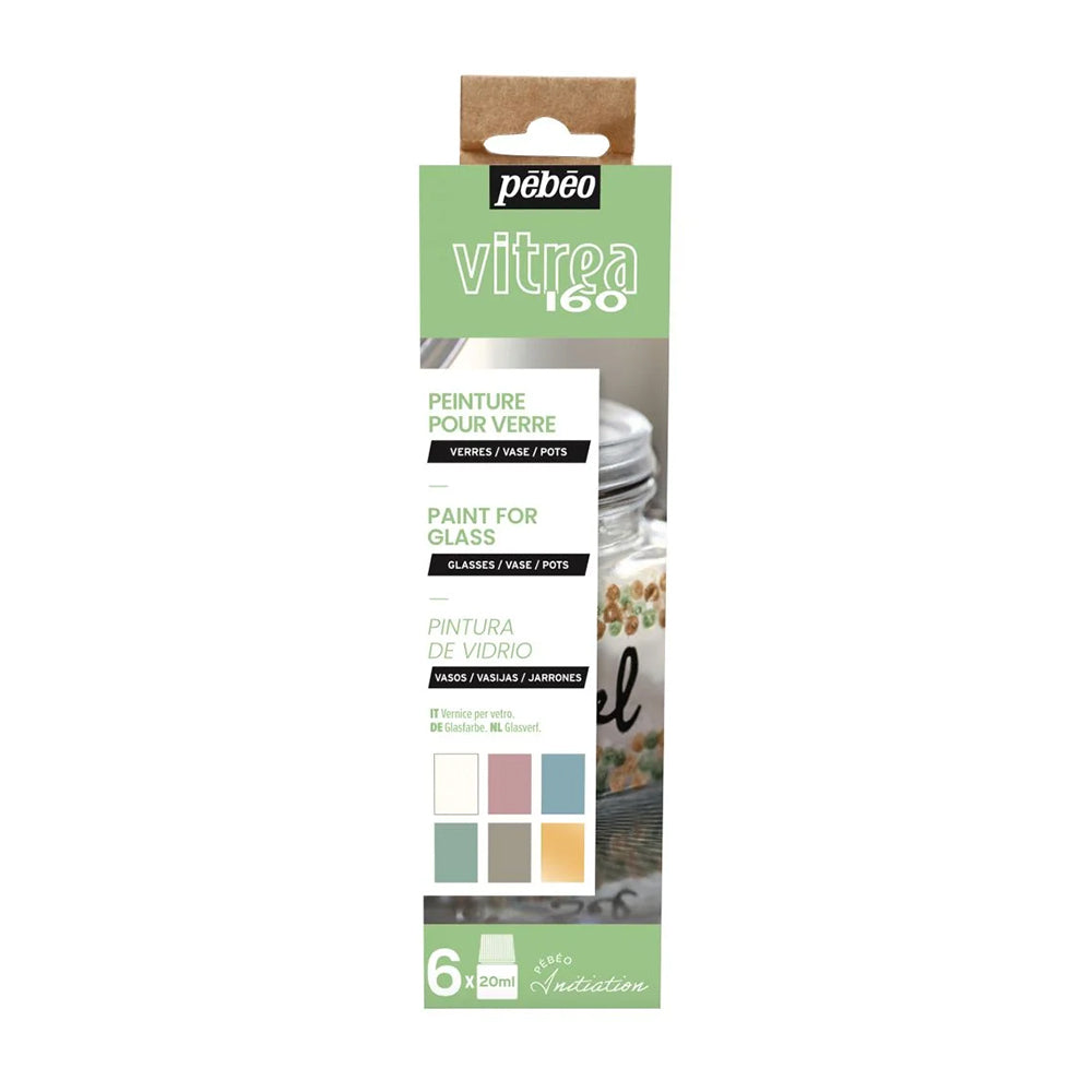PEBEO VITREA 160 GLOSSY GLASS PAINT - PASTEL