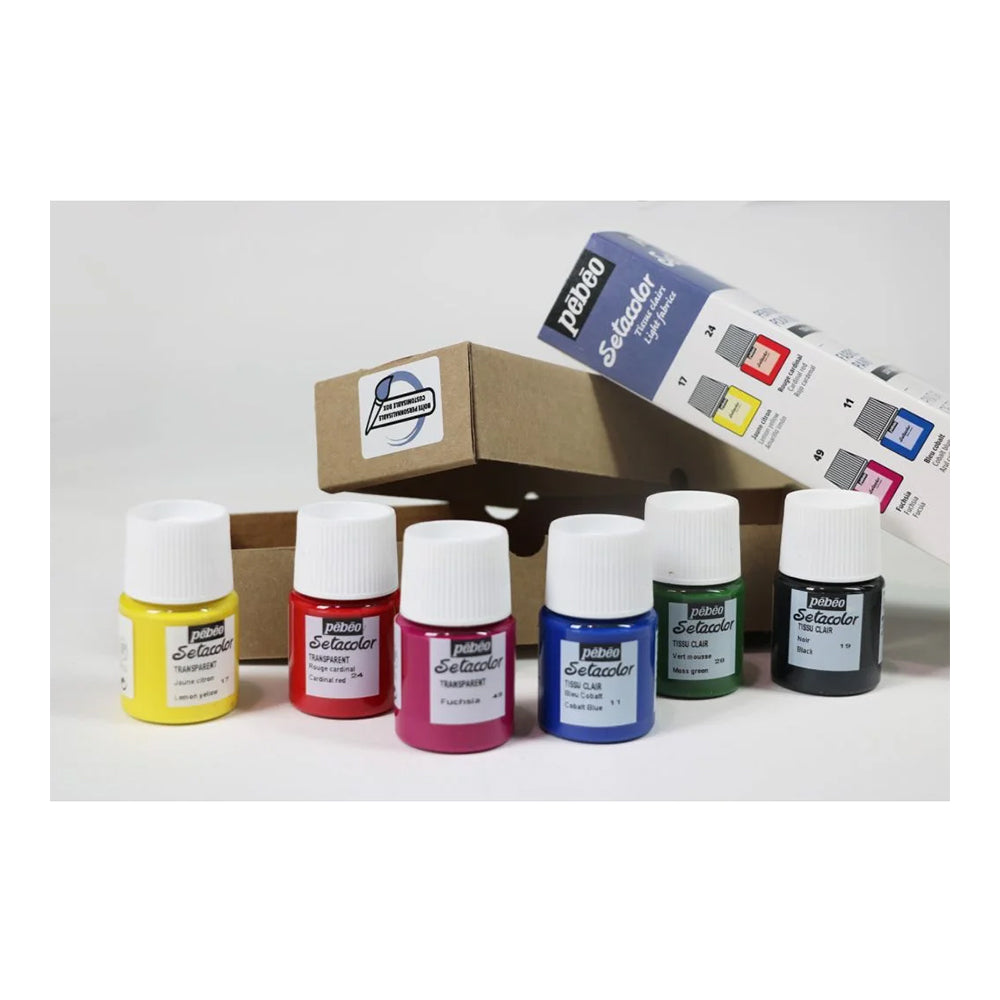 PEBEO SETACOLOR FABRIC PAINT - LIGHT GLITTER 