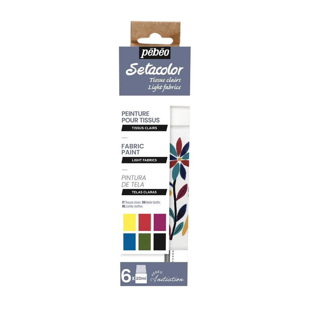 PEBEO SETACOLOR FABRIC PAINT - LIGHT GLITTER 