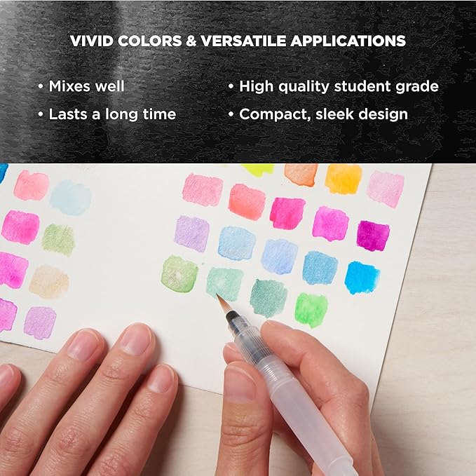 Open Sakura Koi watercolor palette with swatches