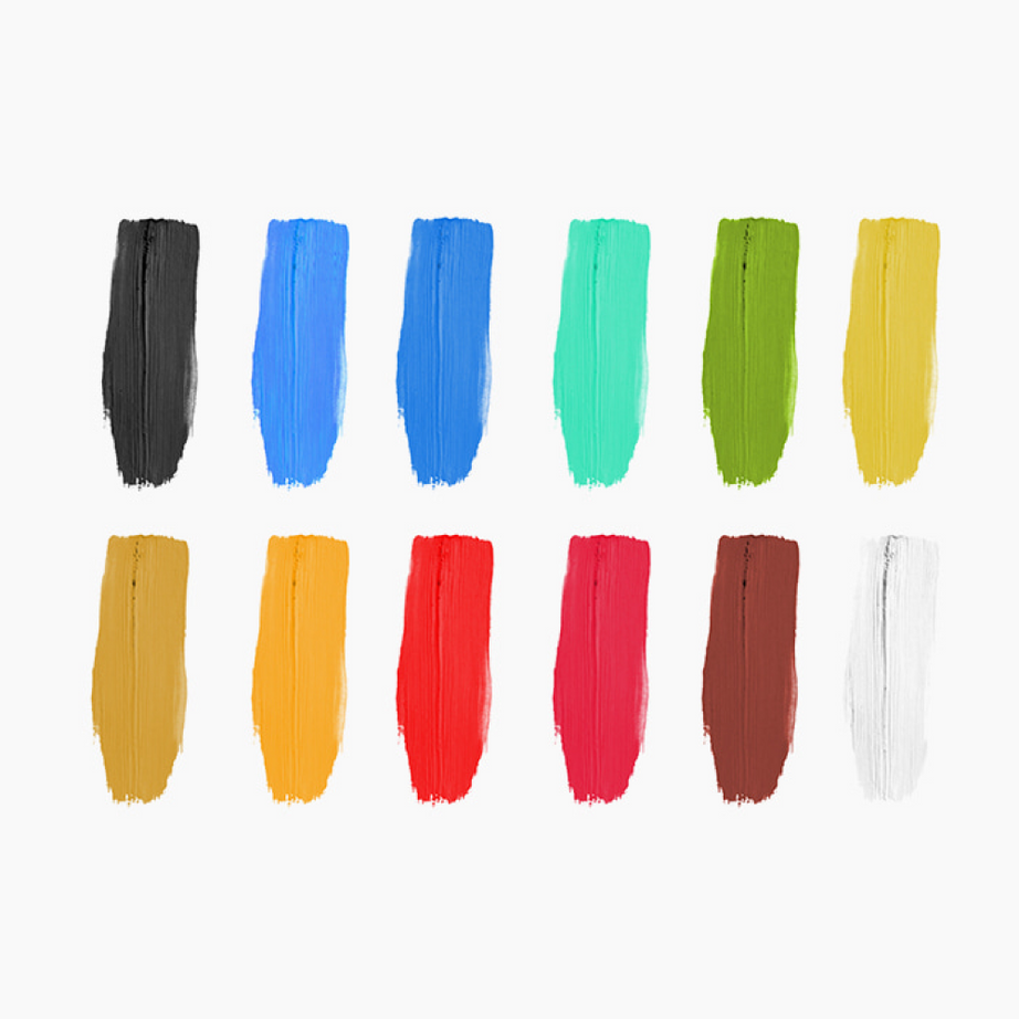 Camel Student Oil Colours - 12 Shades in 9 ml