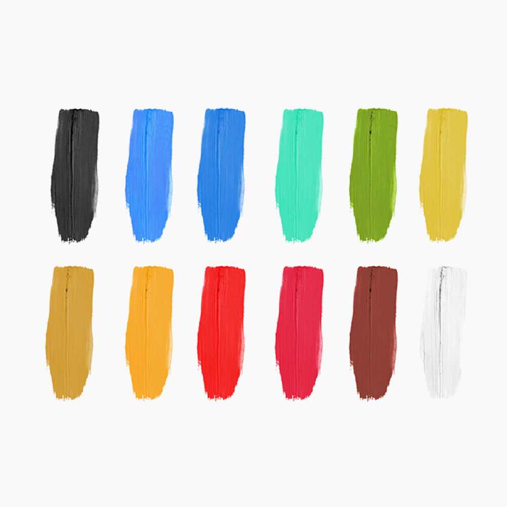 Camel Student Oil Colours - 12 Shades in 9 ml