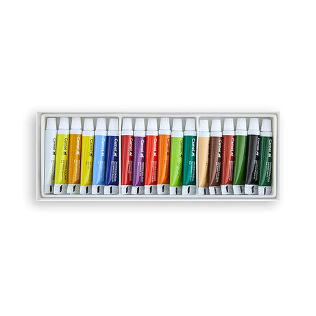 Set of 18 tubes of watercolor paint in various colors