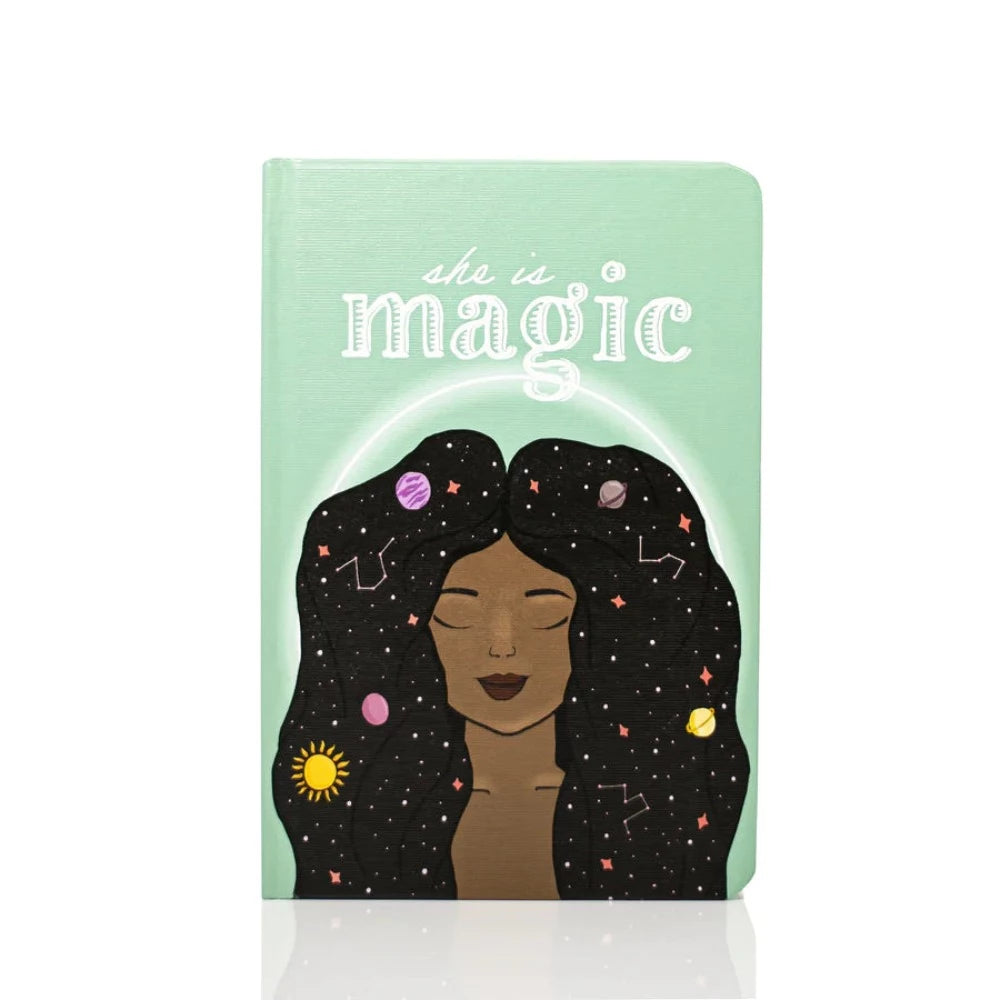 She is Magic-Hard Cover Notebook(100 GSM/200 Pages/A5 Journal)