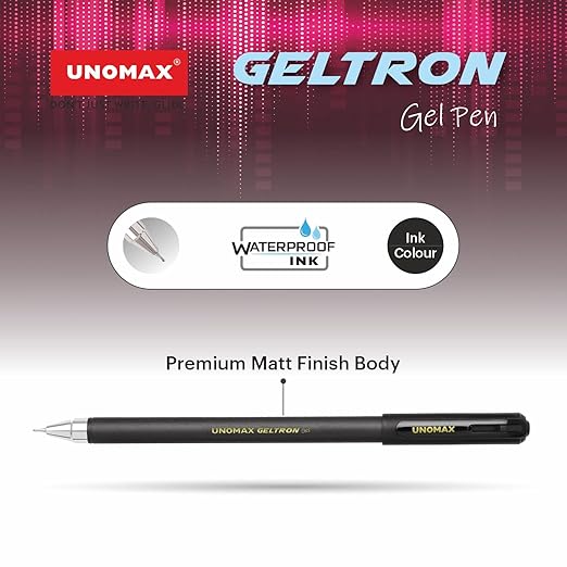 UNOMAX GELTRON Gel Pen-Black