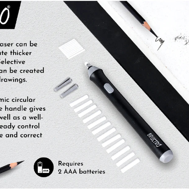 Brustro Automatic Eraser |Electric Eraser | Electric