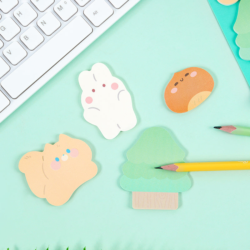 GuangBo H01056 Sticky Notes – 4 Pack (20 Sheets Each)