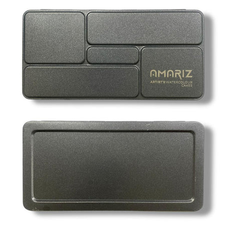 Two black trays with 'AMARIZ' branding 
