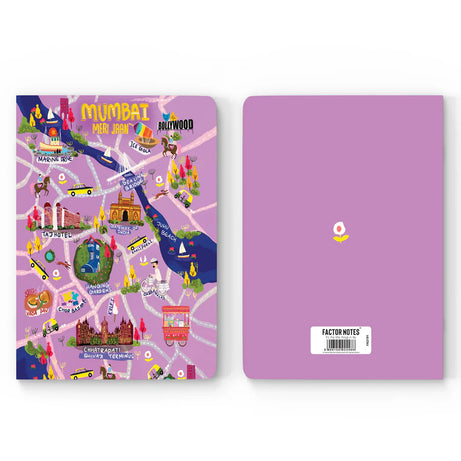 MUMBAI MERI JAAN -Ruled Notebook(90 GSM/160 Pages/ A5 Notebook)