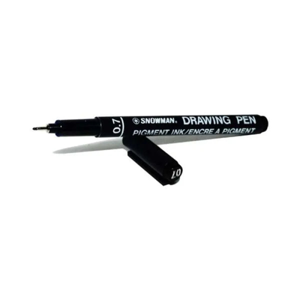 SNOWMAN DRAWING PEN BLACK-0.7