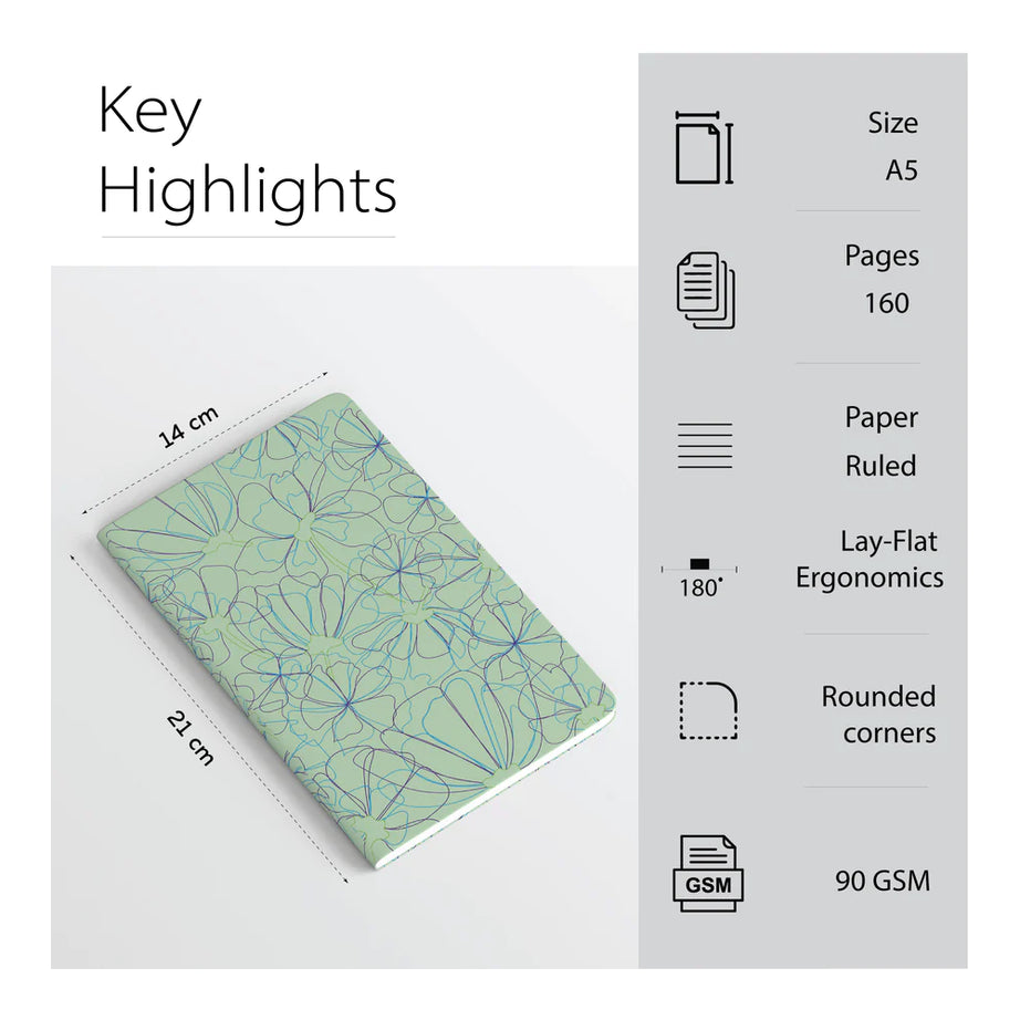 RULED NOTEBOOK | A5 NOTEBOOK