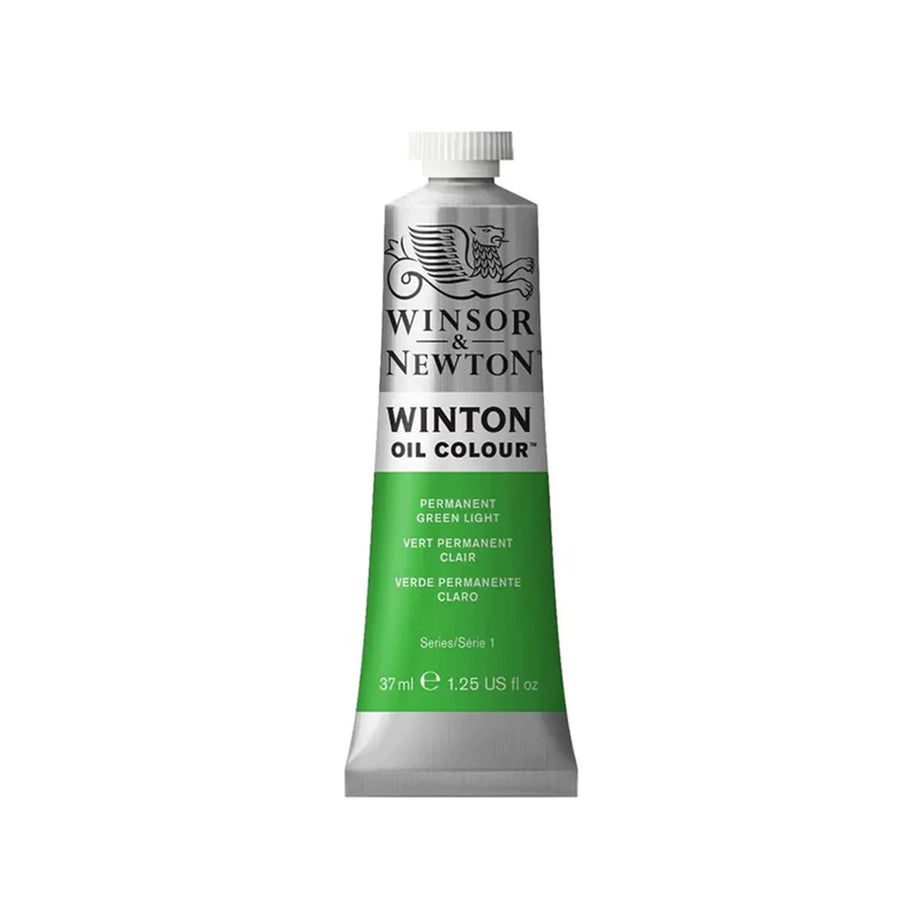 Winsor & Newton Winton Oil Colour permanemt-green-light