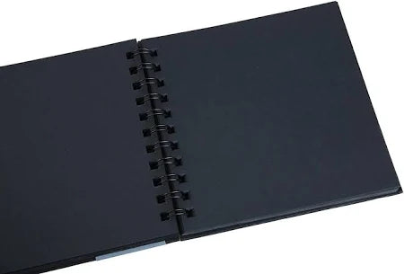 BRUSTRO BLACK SKETCH BOOK A4