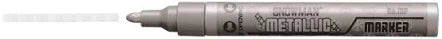 Snowman Metalic Marker Silver 